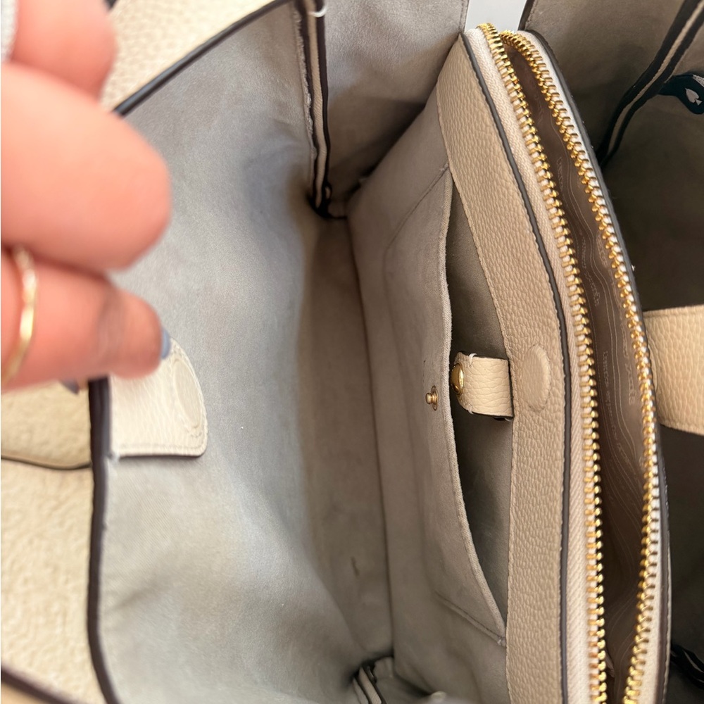 kate spade Cream Pebbled Leather Shoulder Bag - Picture 9 of 12
